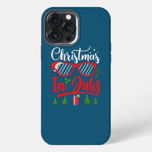 Xmas Summer Vacation Sunglasses Christmas In July iPhone 13 Pro Max Case