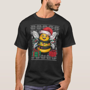 Xmas Sweater Style Ugly Santa Hat Bumble Bee Chris