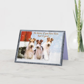 Xmas Terriers Holiday Card