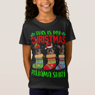 Xmas This Is My Christmas Pajama German Shepherd D T-Shirt