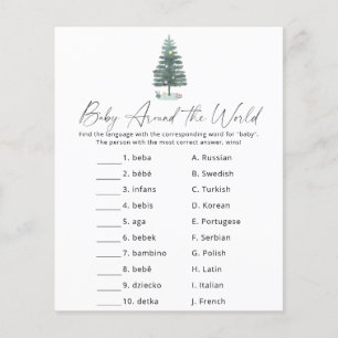 Xmas tree - Baby Around the world game