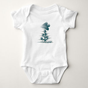 Xmas tree baby bodysuit