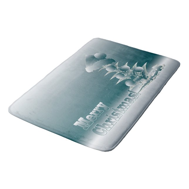 Xmas tree bath mat (Angled)