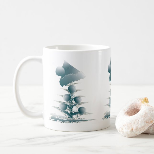 Xmas tree coffee mug (With Donut)