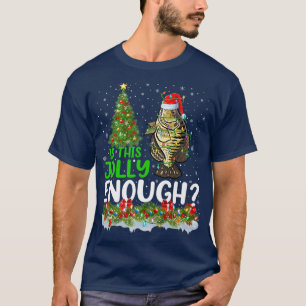 Xmas Tree Is This Jolly Enough Crappie Fish Christ T-Shirt