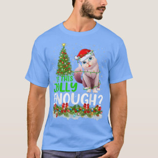Xmas Tree Is This Jolly Enough Santa Balinese Cat T-Shirt