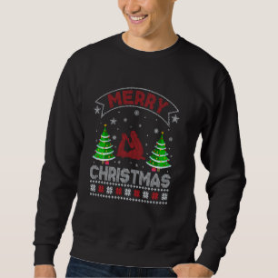 Xmas Tree Lighting Men Women Makeup Artist Ugly Ch Sweatshirt