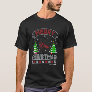 Xmas Tree Lighting Men Women Mantis Ugly Christmas T-Shirt