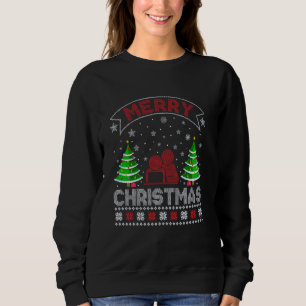 Xmas Tree Lighting Men Women Mentor Ugly Christmas Sweatshirt