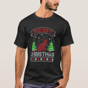 Xmas Tree Lighting Men Women Siamese Cat Ugly Chri T-Shirt