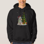 Xmas Tree Lighting Santa Samoyed Dog Christmas Hoodie<br><div class="desc">Xmas Tree Lighting Santa Samoyed Dog Christmas</div>
