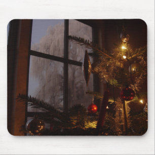 Xmas tree mouse mat