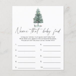 Xmas tree - Name that baby food game