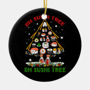 Xmas Tree Oh Sushi Christmas Tree Japanese Food Ja Ceramic Tree Decoration