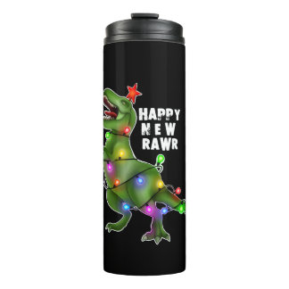 Xmas tree rex   thermal tumbler