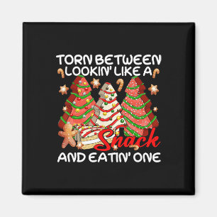 Xmas Tree Torn Between Lookin Like A Snack Cake Pa Magnet