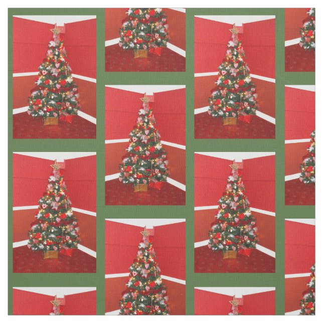Xmas trees fabric (Swatch)