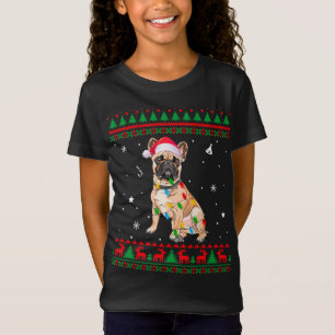 Xmas Ugly Sweater Christmas Lights French Bulldog