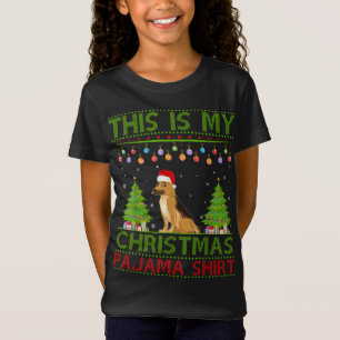 Xmas Ugly Sweater Style German Shepherd Dog Christ