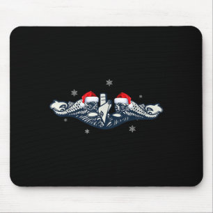 Xmas Veterans Day U.s Submarine Santa Hat Christma Mouse Mat