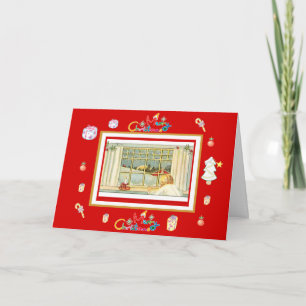 Xmas Vintage Card Merry Christmas