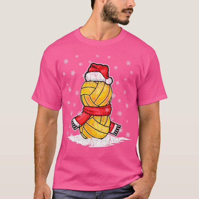 Xmas Wasserball-Bekleidung Co Funny Unisex-Adult W T-Shirt (Front)
