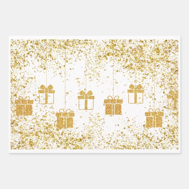 Xmas wrap wrapping paper sheet (Front)