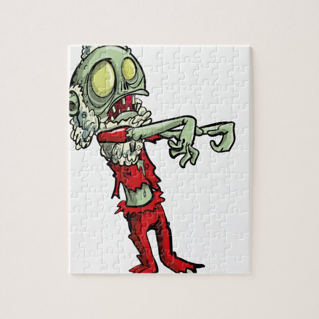 xmas zombie santa claus jigsaw puzzle (Vertical)