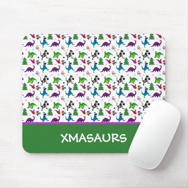 Xmasaurs Mouse Mat (With Mouse)