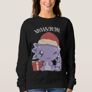Xmasolotl Cute Axolotl Christmas Sweatshirt