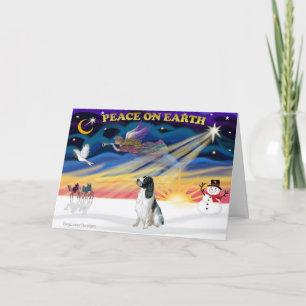 XmasSunrise-EngSpringer-bw Holiday Card