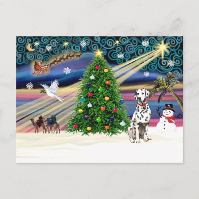 XmsMagic-Dalmatian Postcard (Front)