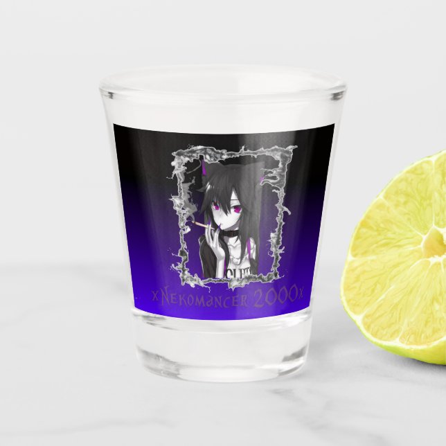 xNekomancer 2000x Shot Glass (Front)