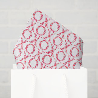 XO colourful hearts patterns love Valentine Tissue Paper