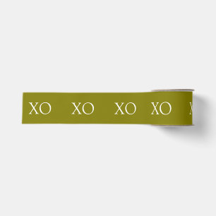XO Gold Ribbon Grosgrain Ribbon