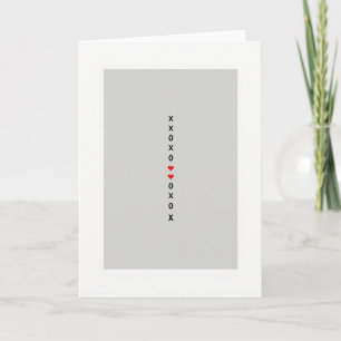 Xo Hearts Modern Love Card