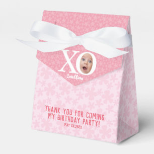 XO Personalised funny baby face birthday party Favour Box
