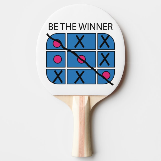 XO THE WINNER PING PONG PADDLE (Front)