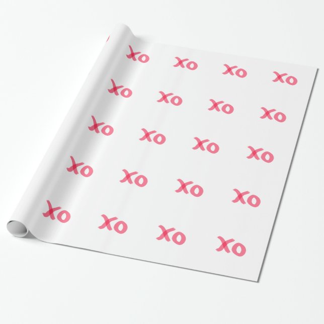 xo wrapping paper (Unrolled)