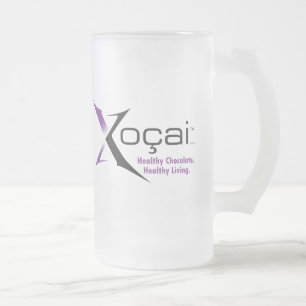 Xocai Frosted Glass Beer Mug
