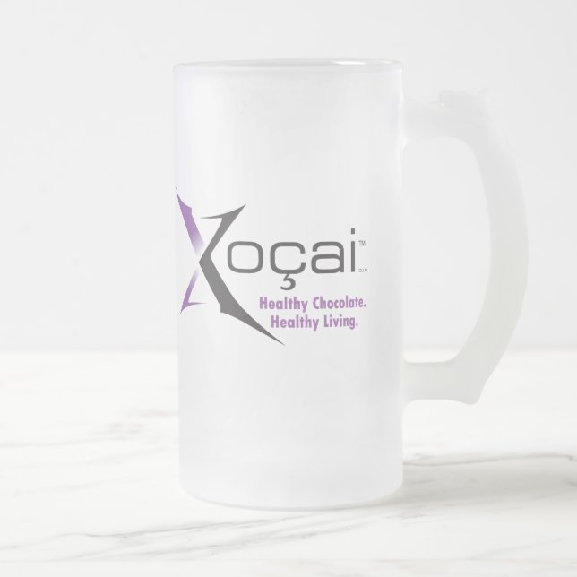 Xocai Frosted Glass Beer Mug (Right)
