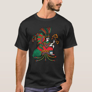 Xochiquetzal – Flower Feather – Goddess of Love T-Shirt