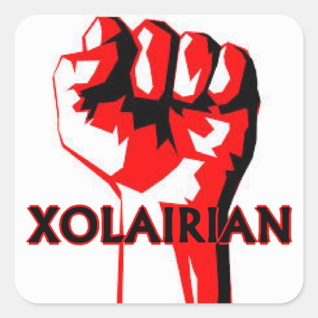 Xolairian Square Sticker (Front)