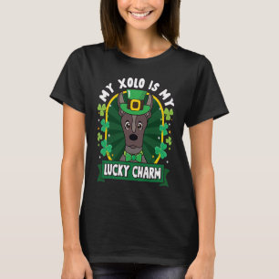 Xolo Mexican Hairless St Patricks Lucky Charm Mom T-Shirt