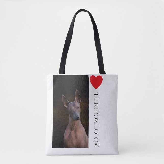 Xoloitzcuintle Tote Bag (Front)