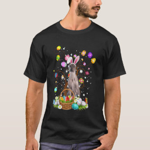 Xoloitzcuintli Dog Easter Egg Hunting Basket Easte T-Shirt