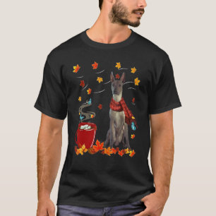 Xoloitzcuintli  Fall  Chocolate  Hot   Dog Autumn T-Shirt