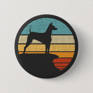 Xoloitzcuintli Retro Vintage 60s 70s Dog Lover Own 6 Cm Round Badge