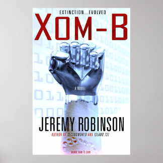 Xom-B - The Novel Cover...as a poster! Poster