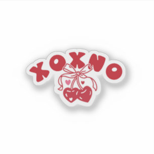 XOXNO Anti Valentine Coquette Heart Cherry